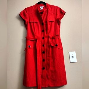 Robbie Bee Vintage button down dress - Size 6P